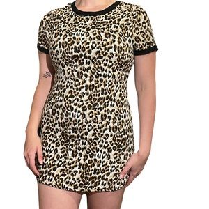 Harper Dress in Leopard Print from Revolve by superdown.